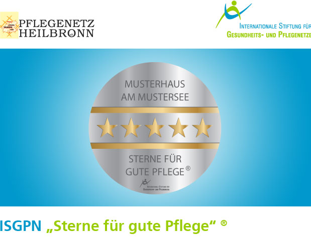 Sterne für gute Pflege